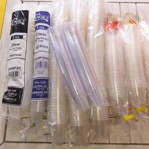 Lot of 6-700 plastic cups